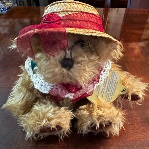Teddy Bear Brass Button Collectables Pickford Bears Rosie 10 inch with Glasses